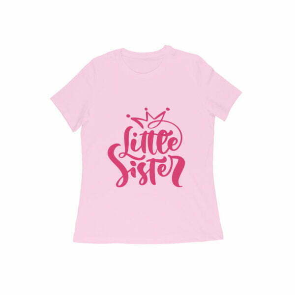 Little Sister Women's Round Neck T-shirt its clover