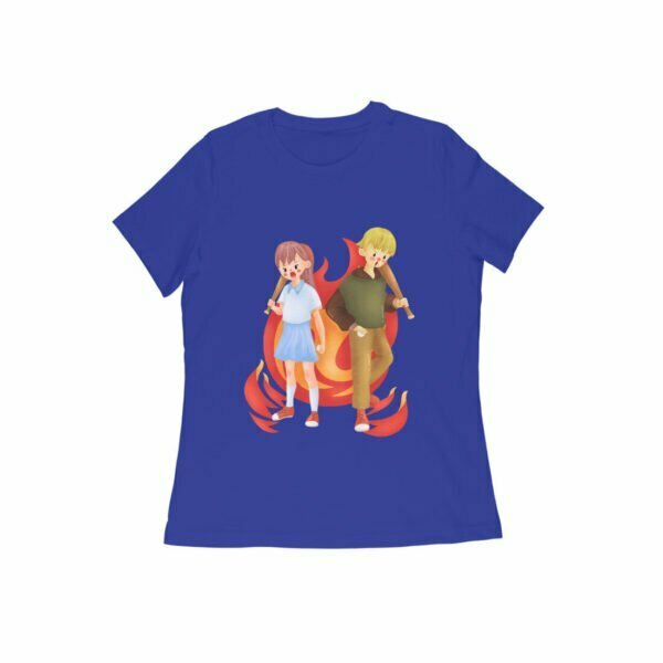 Brother Sister Women's Round Neck T-shirt its clover