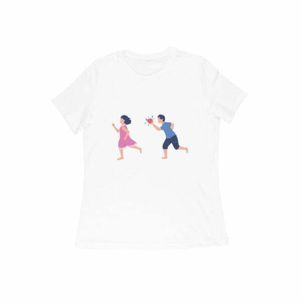 Sister Brother Moments Women's Round Neck T-shirt its clover