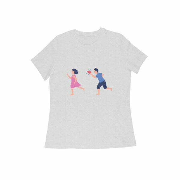 Sister Brother Moments Women's Round Neck T-shirt its clover