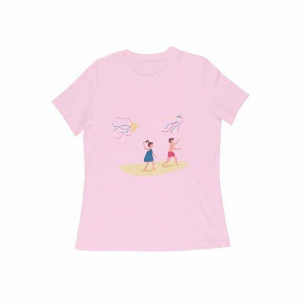 Kites Lover Women's Round Neck T-shirt its clover