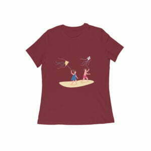 Kites Lover Women's Round Neck T-shirt its clover