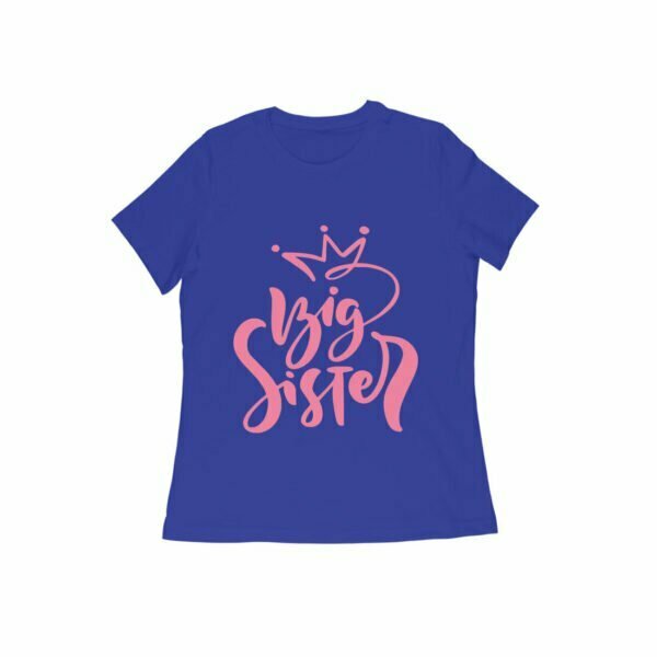 Big Sister Women's Round Neck T-shirt its clover