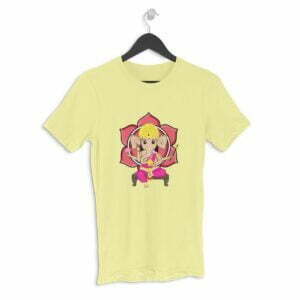 Ganesha Blessing Men's Round Neck Half Sleeve T-shirt its clover