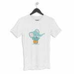 Ganesha Cuteness Men's Round Neck Half Sleeve T-shirt its clover