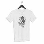 Ganesha Power God Men's Round Neck Half Sleeve T-shirt its clover