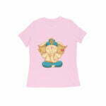 Ganesha God Women's Round Neck T-shirt its clover