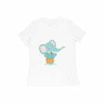 Ganesha Cuteness Women's Round Neck T-shirt its clover