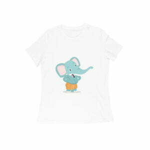 Ganesha Cuteness Women's Round Neck T-shirt its clover