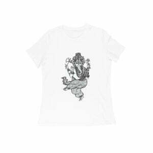 Ganesha Power Women's Round Neck T-shirt its clover