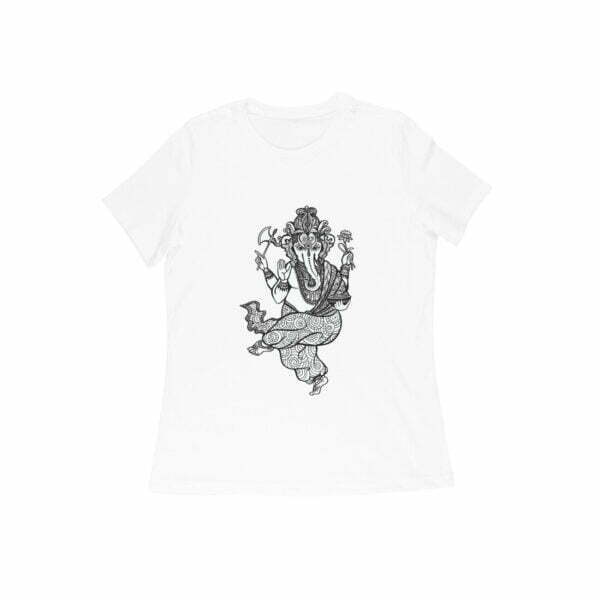 Ganesha Power Women's Round Neck T-shirt its clover