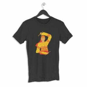 Navratri Dandiya Men's Round Neck Half Sleeve T-shirt