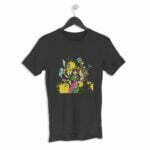 Maa Durga Men's Round Neck Half Sleeve T-shirt its clover
