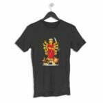 Jai Maa Durga Men's Round Neck Half Sleeve T-shirt its clover