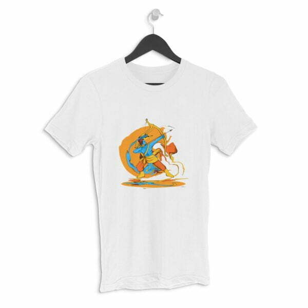 Shree Ram Dussehra Men's Round Neck Half Sleeve T-shirt its clover