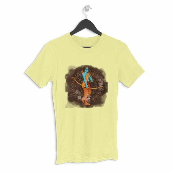 Shree Ram Ji Dussehra Men's Round Neck Half Sleeve T-shirt its clover