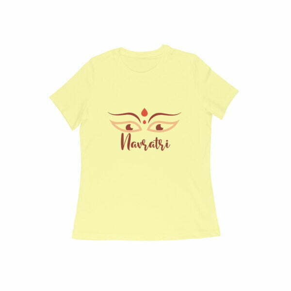 Navratri Women's Round Neck T-shirt its clover