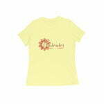 Navratri Style Women's Round Neck T-shirt its clover