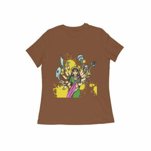 Maa Durga Women's Round Neck T-shirt