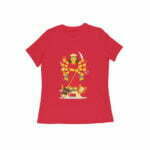 Jai Maa Durga Women's Round Neck T-shirt its clover
