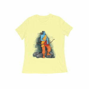 Shree Ram Women's Round Neck T-shirt its clover