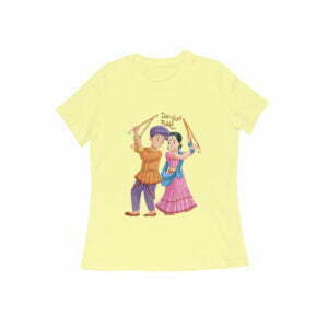 Navratri Dandiya Raas Women's Round Neck T-shirt