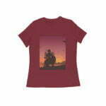 Navratri Durga Maa Women's Round Neck T-shirt its clover