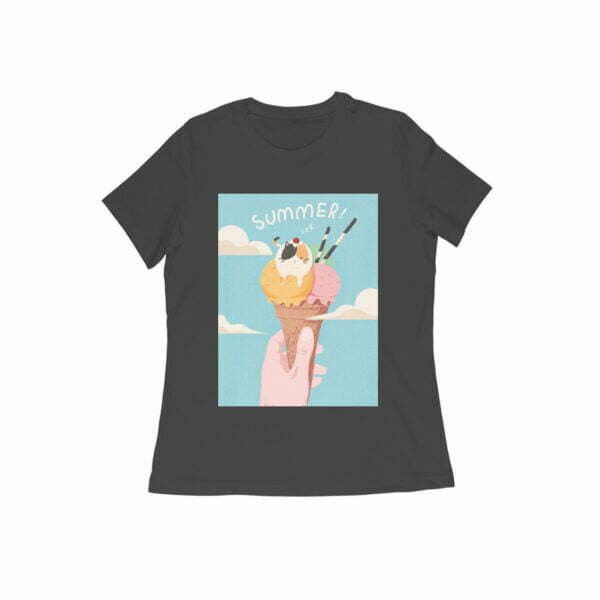 Summer Women's Round Neck T-shirt