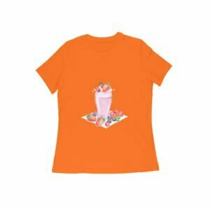 Summer Strawberry Women's Round Neck T-shirt