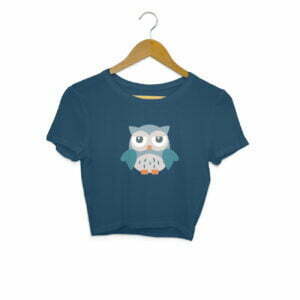 Owl Style Women's Crop Top its clover