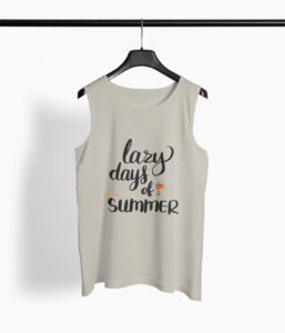 Lazy Summer Round Neck Vest - Its Clover
