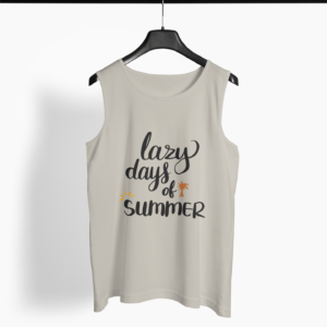 Lazy Summer Round Neck Vest - Its Clover