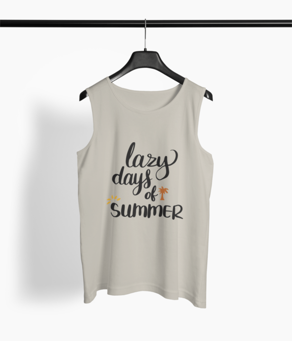 Lazy Summer Round Neck Vest - Its Clover