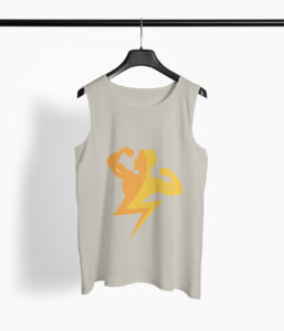 Muscle Man Round Neck Vest - Its Clover