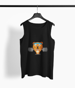 Tiger Gym Round Neck Vest - Its Clover