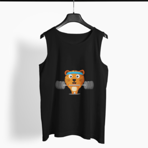 Tiger Gym Round Neck Vest - Its Clover