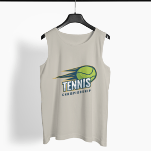 Tennis Sports Round Neck Vest - Its Clover