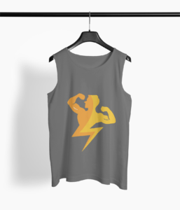 Muscle Man Round Neck Vest - Its Clover
