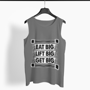 Fitness Quote Round Neck Vest - Its Clover