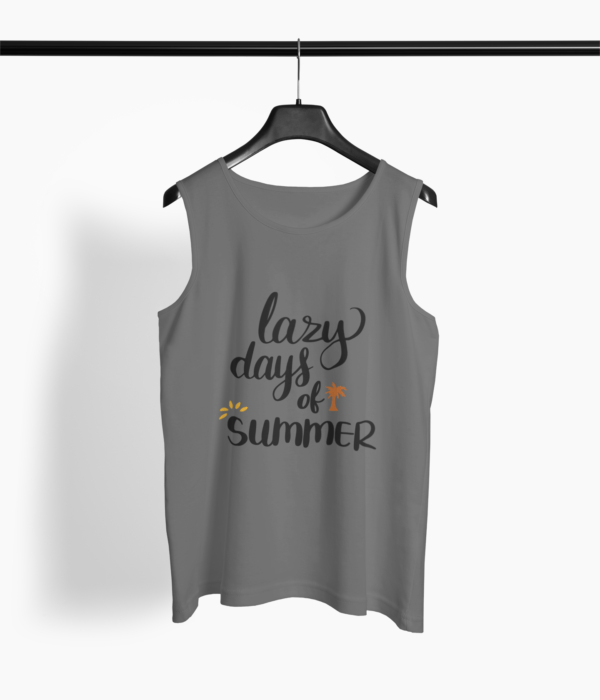 Lazy Summer Round Neck Vest - Its Clover