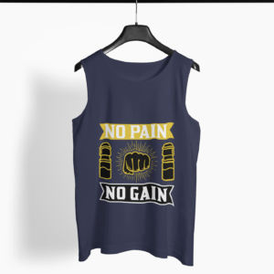 Fitness Quote Round Neck Vest - Its Clover
