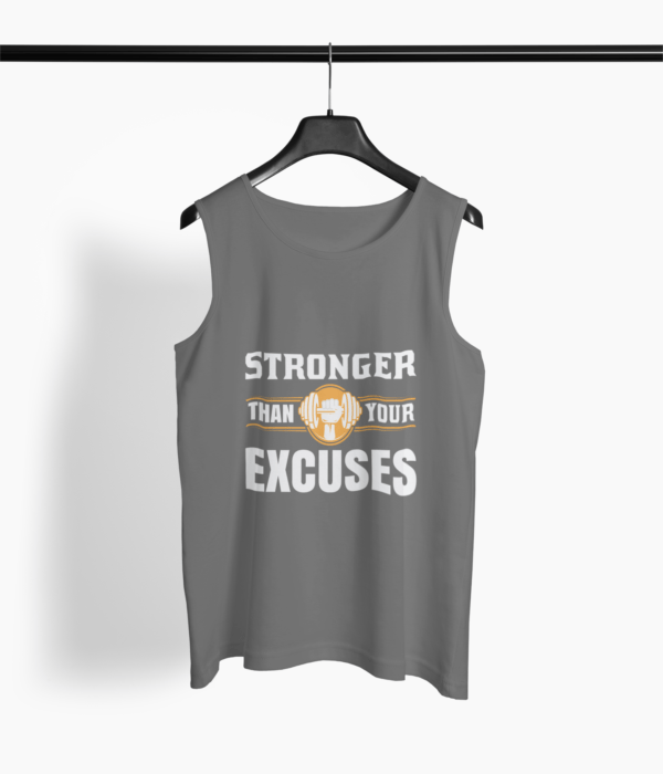 Exercise Quote Round Neck Vest - Its Clover
