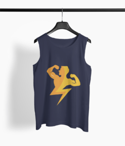 Muscle Man Round Neck Vest - Its Clover