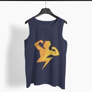 Muscle Man Round Neck Vest - Its Clover