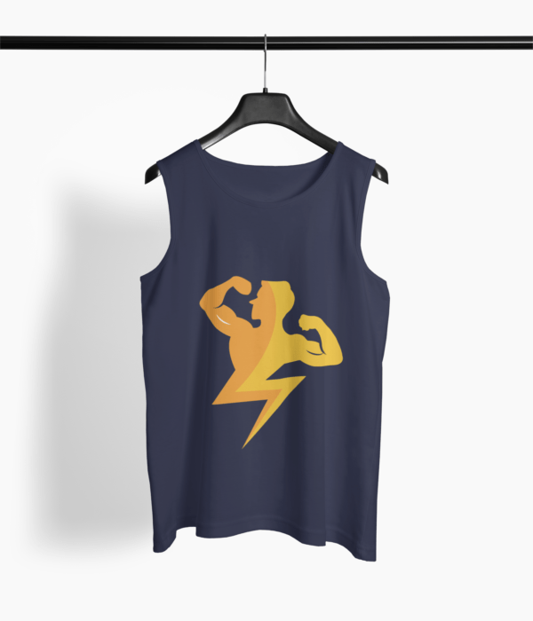 Muscle Man Round Neck Vest - Its Clover