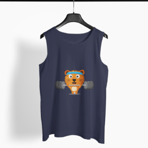 Tiger Gym Round Neck Vest - Its Clover