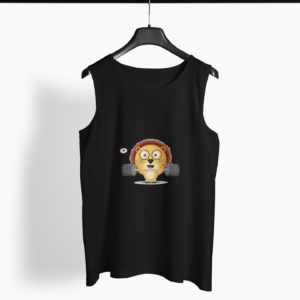 Lion Gym Round Neck Vest - Its Clover