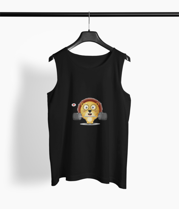 Lion Gym Round Neck Vest - Its Clover