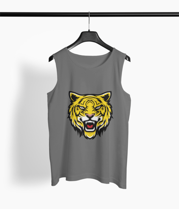 Tiger Face Round Neck Vest - Its Clover