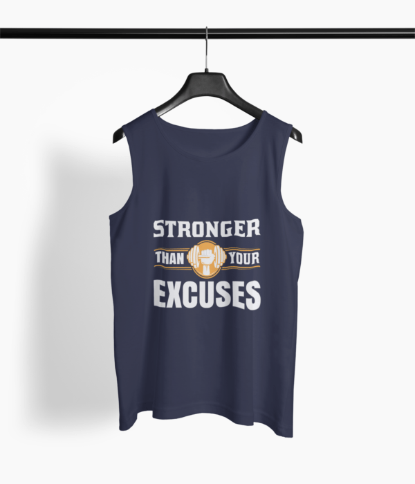 Exercise Quote Round Neck Vest - Its Clover